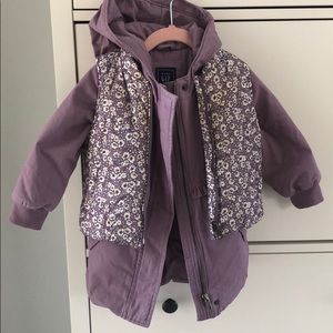 GAP Toddler Coat with Detachable Vest